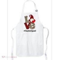 Love Gnome Teacher Squad Happy Valentine Day Apron thumb 0