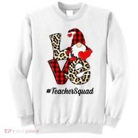 Love Gnome Teacher Squad Happy Valentine Day Sweatshirt thumb 0
