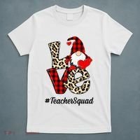 Love Gnome Teacher Squad Happy Valentine Day T-Shirt thumb 5