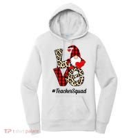Love Gnome Teacher Squad Happy Valentine Day Women's Hoodie thumb 0