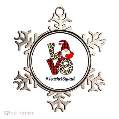 Love Gnome Teacher Squad Happy Valentine Day Ornament