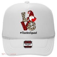 Love Gnome Teacher Squad Happy Valentine Day Hat thumb 0