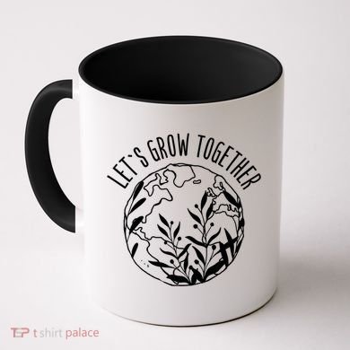 Let's Grow Together Autism Awareness Month Gift Coffee Mug
