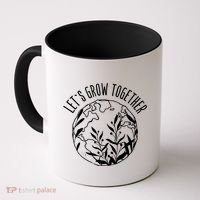 Let's Grow Together Autism Awareness Month Gift Coffee Mug thumb 0