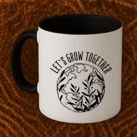 Let's Grow Together Autism Awareness Month Gift Coffee Mug thumb 2