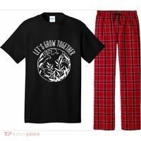 Let's Grow Together Autism Awareness Month Gift Pajama Set thumb 0