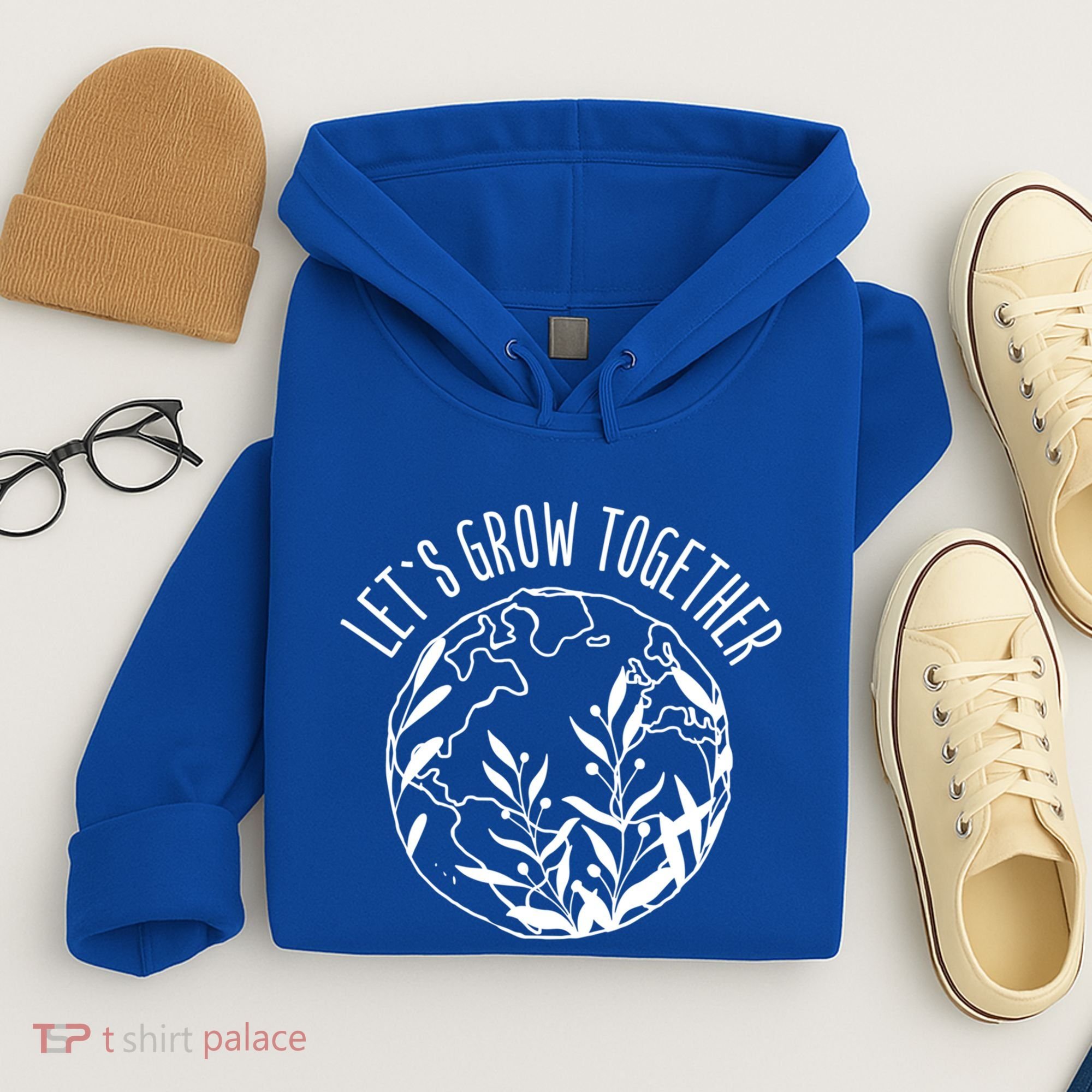 Let's Grow Together Autism Awareness Month Gift Hoodie