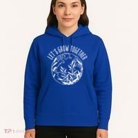 Let's Grow Together Autism Awareness Month Gift Hoodie thumb 5