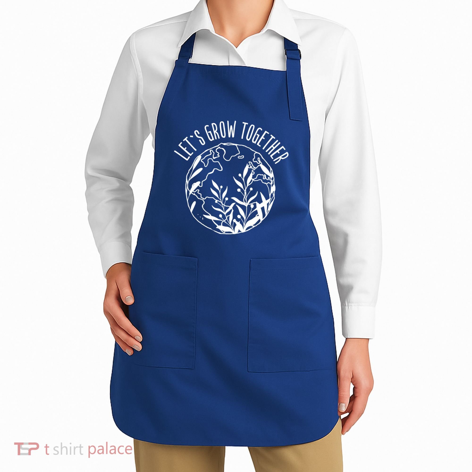 Let's Grow Together Autism Awareness Month Gift Apron