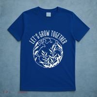 Let's Grow Together Autism Awareness Month Gift T-Shirt thumb 5
