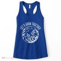 Let's Grow Together Autism Awareness Month Gift Women's Tank Top thumb 0