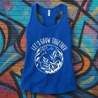 Let's Grow Together Autism Awareness Month Gift Women's Tank Top thumb 3