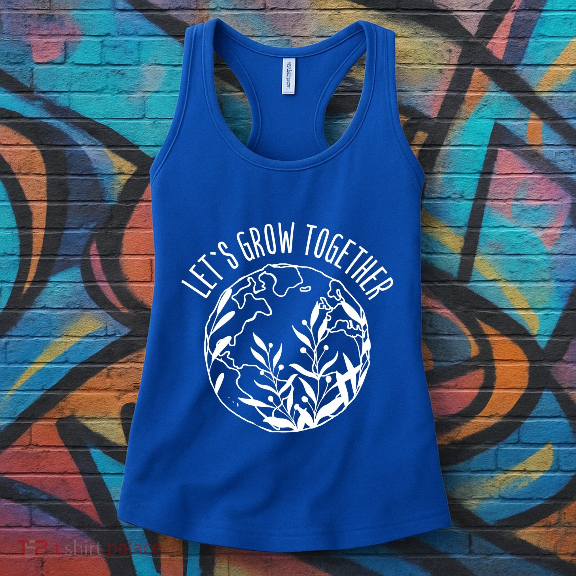 Let's Grow Together Autism Awareness Month Gift Women's Tank Top