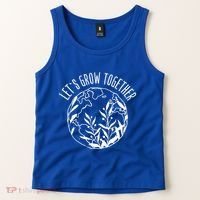 Let's Grow Together Autism Awareness Month Gift Tank Top thumb 2