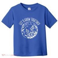 Let's Grow Together Autism Awareness Month Gift Toddler T-Shirt thumb 0