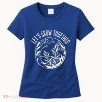 Let's Grow Together Autism Awareness Month Gift Women's T-Shirt thumb 0