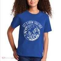 Let's Grow Together Autism Awareness Month Gift Kids T-Shirt thumb 2
