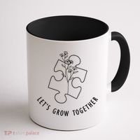 Let's Grow Together Autism Awareness Coffee Mug thumb 1