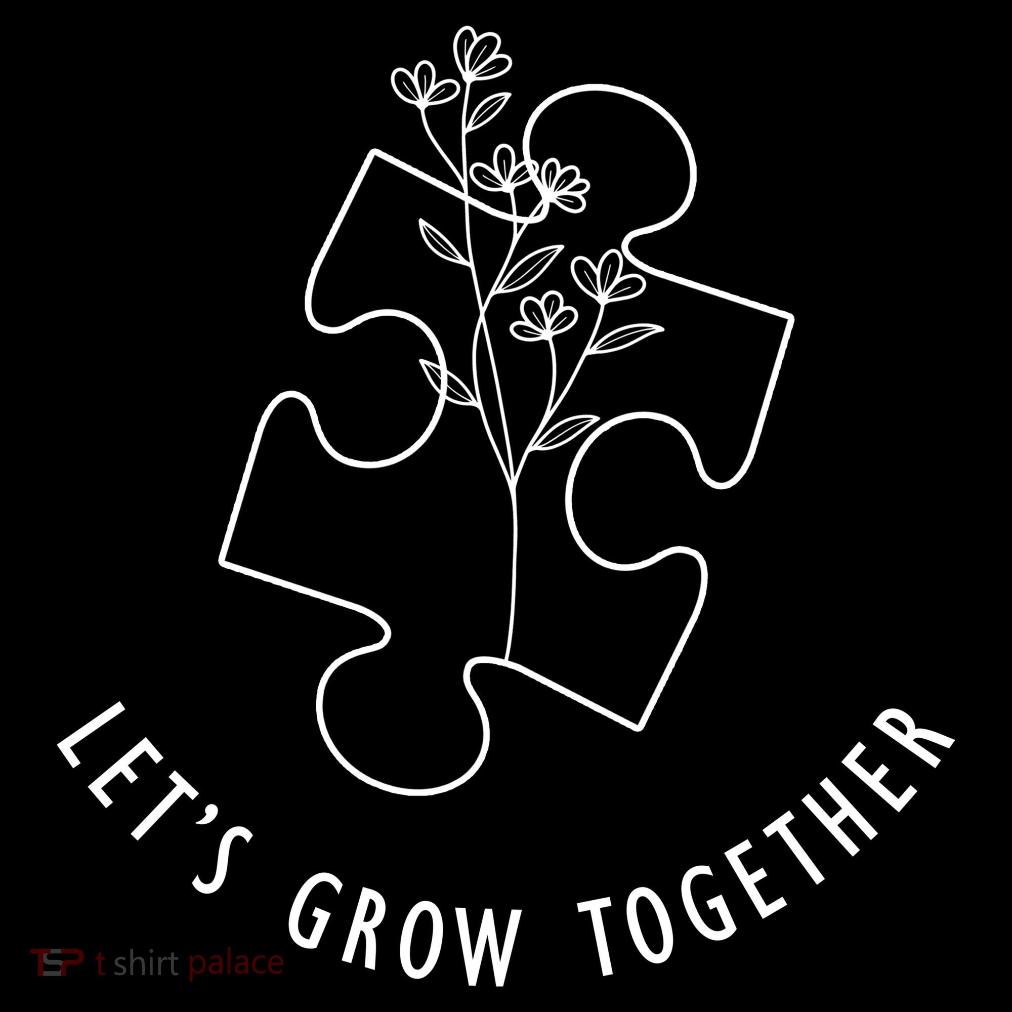 Let's Grow Together Autism Awareness Women's Hoodie