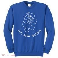 Let's Grow Together Autism Awareness Sweatshirt thumb 0