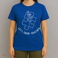 Let's Grow Together Autism Awareness T-Shirt thumb 4