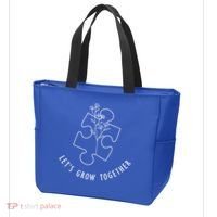 Let's Grow Together Autism Awareness Tote Bag thumb 3