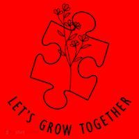 Let's Grow Together Autism Awareness Santa Hat thumb 1