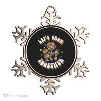 Let's Grow Together Puzzle Flowers Autism Support Great Gift Ornament thumb 0