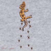 Leopard Gecko Tracks Lizard Lover Gift Meaningful Gift Women's Sweatshirt thumb 2