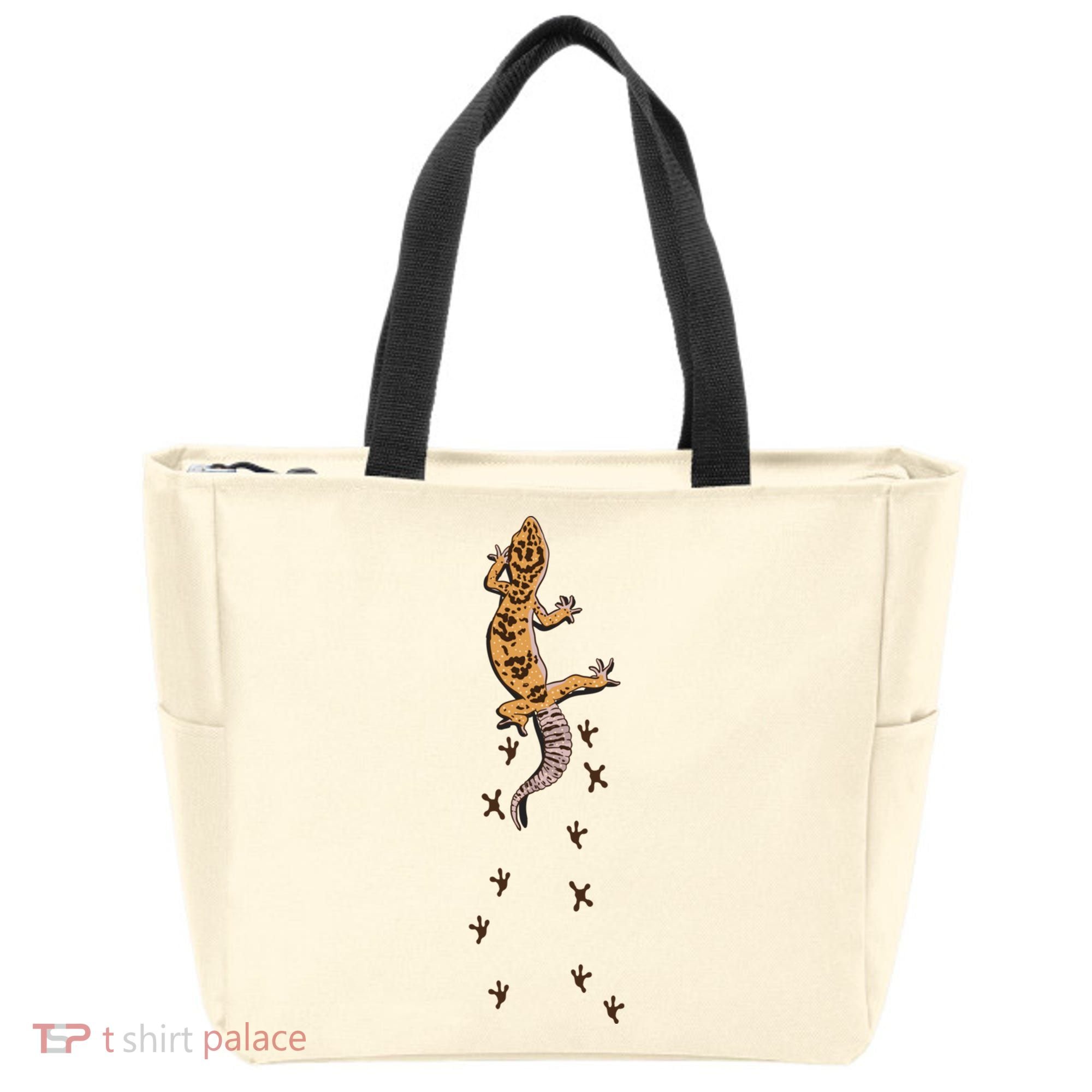 Leopard Gecko Tracks Lizard Lover Gift Meaningful Gift Tote Bag