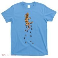 Leopard Gecko Tracks Lizard Lover Gift Meaningful Gift T-Shirt thumb 0