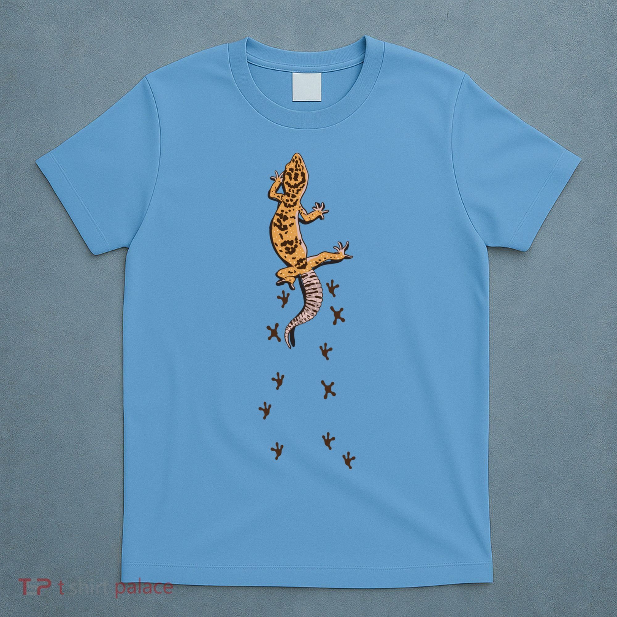 Leopard Gecko Tracks Lizard Lover Gift Meaningful Gift T-Shirt