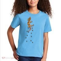 Leopard Gecko Tracks Lizard Lover Gift Meaningful Gift Kids T-Shirt thumb 2