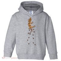 Leopard Gecko Tracks Lizard Lover Gift Meaningful Gift Toddler Hoodie thumb 0