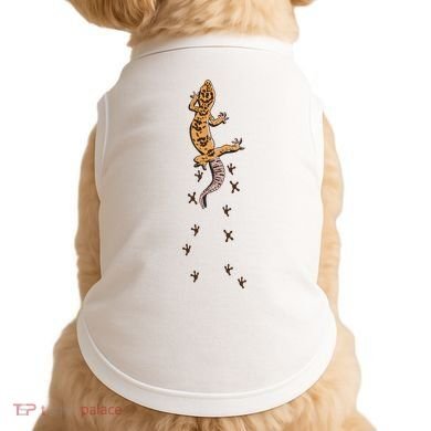 Leopard Gecko Tracks Lizard Lover Gift Meaningful Gift Doggie Tank