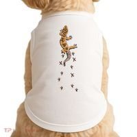 Leopard Gecko Tracks Lizard Lover Gift Meaningful Gift Doggie Tank thumb 0