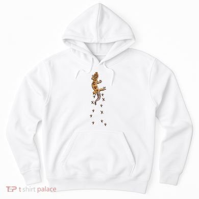 Leopard Gecko Tracks Lizard Lover Gift Meaningful Gift Hoodie