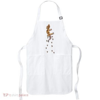 Leopard Gecko Tracks Lizard Lover Gift Meaningful Gift Apron