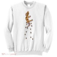 Leopard Gecko Tracks Lizard Lover Gift Meaningful Gift Sweatshirt thumb 0