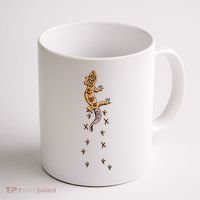 Leopard Gecko Tracks Lizard Lover Gift Meaningful Gift Coffee Mug thumb 1