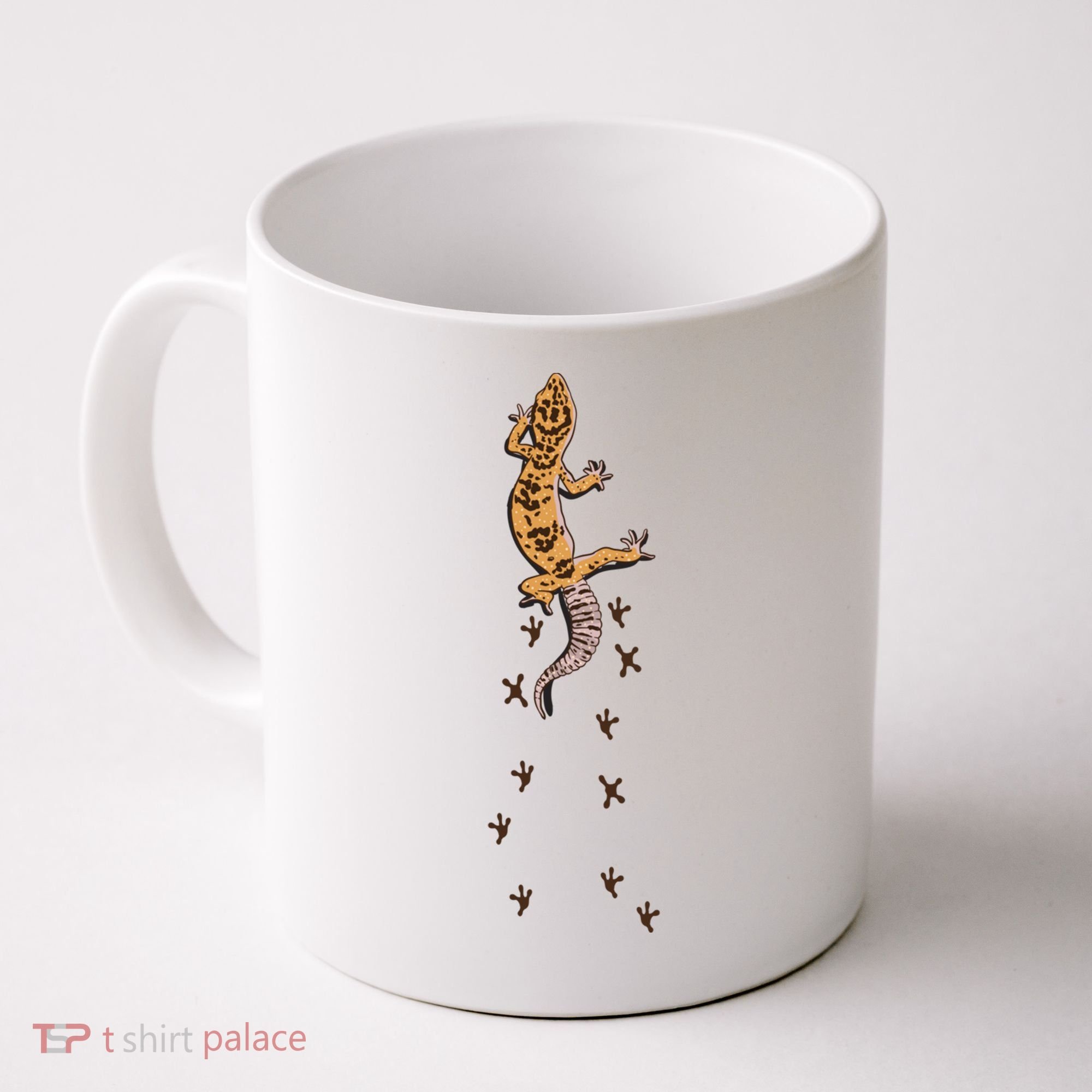 Leopard Gecko Tracks Lizard Lover Gift Meaningful Gift Coffee Mug