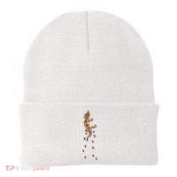 Leopard Gecko Tracks Lizard Lover Gift Meaningful Gift Beanie thumb 0