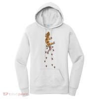 Leopard Gecko Tracks Lizard Lover Gift Meaningful Gift Women's Hoodie thumb 0