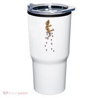 Leopard Gecko Tracks Lizard Lover Gift Meaningful Gift Tumbler thumb 0