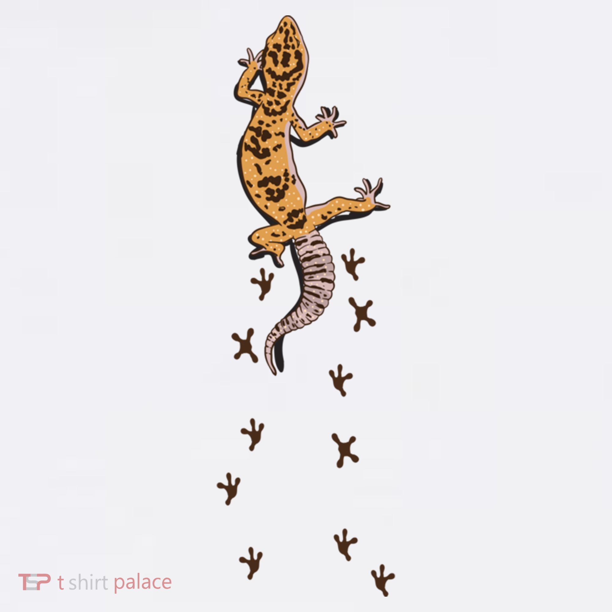 Leopard Gecko Tracks Lizard Lover Gift Meaningful Gift Mousepad
