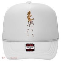 Leopard Gecko Tracks Lizard Lover Gift Meaningful Gift Hat thumb 0