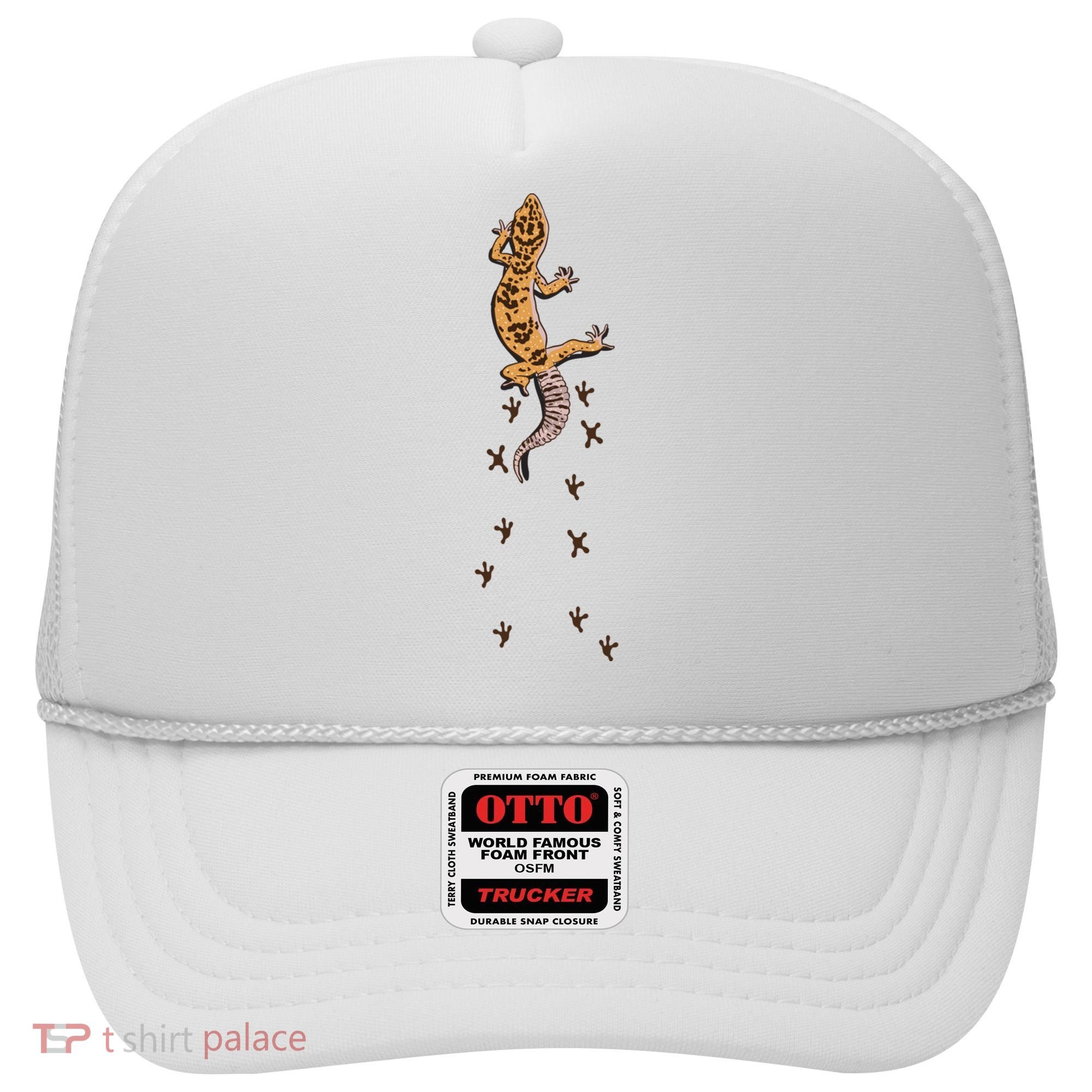 Leopard Gecko Tracks Lizard Lover Gift Meaningful Gift Hat