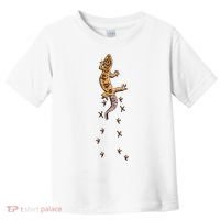 Leopard Gecko Tracks Lizard Lover Gift Meaningful Gift Toddler T-Shirt thumb 0