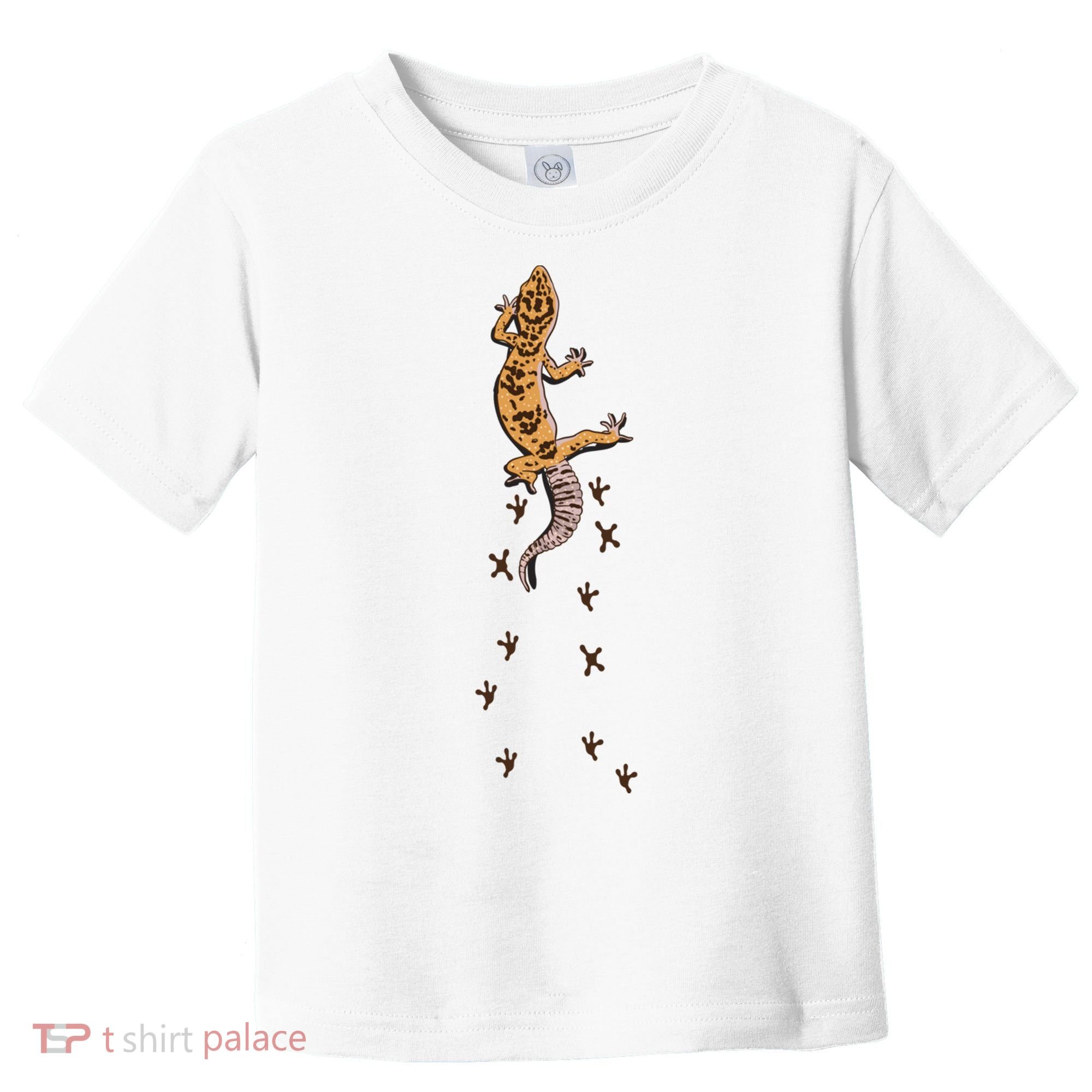 Leopard Gecko Tracks Lizard Lover Gift Meaningful Gift Toddler T-Shirt