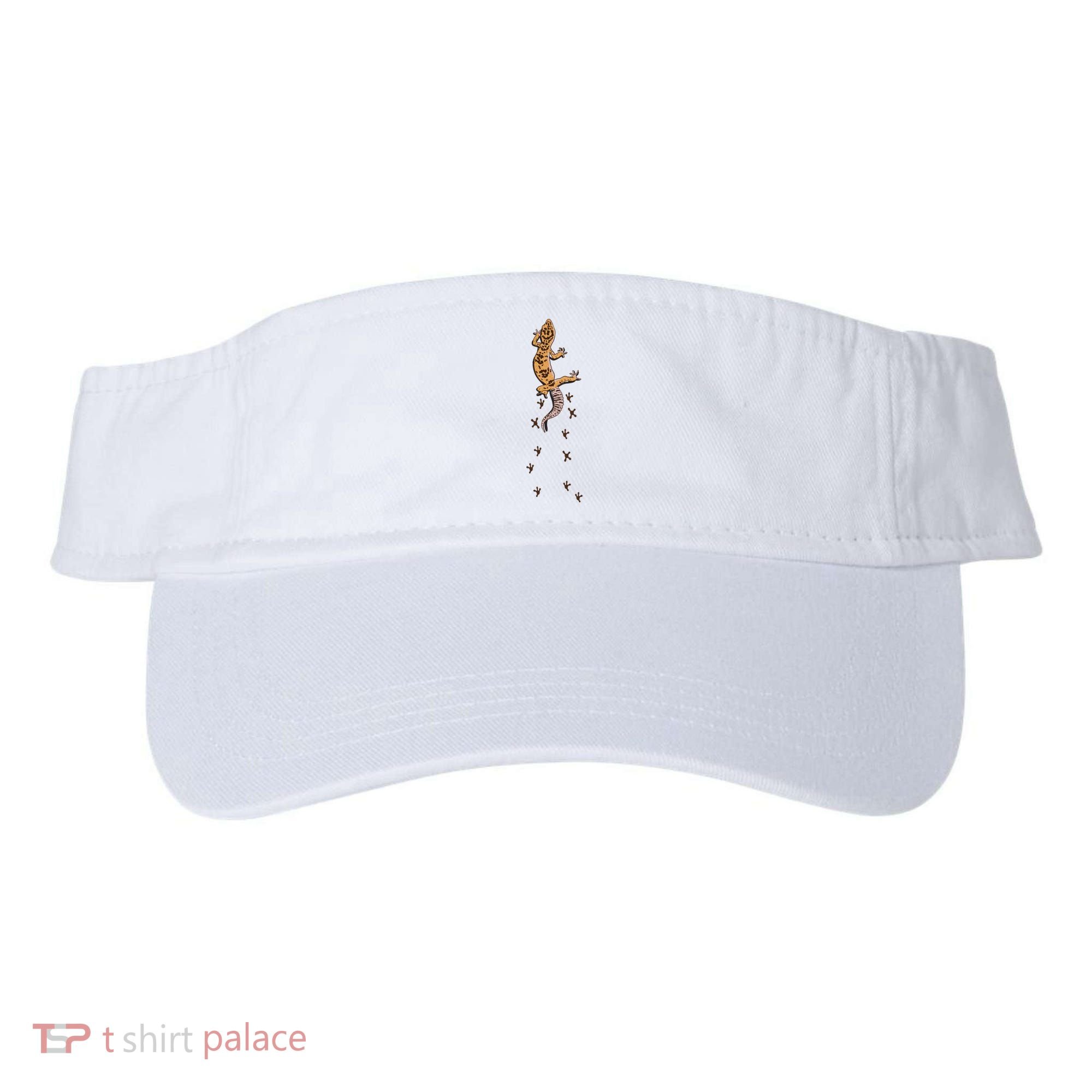 Leopard Gecko Tracks Lizard Lover Gift Meaningful Gift Visor